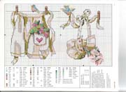 Schema punto croce Panni Stesi 01