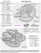 Schema punto croce Scarpe 01