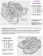 Schema punto croce Scarpe 05