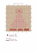 Schema punto croce Albero Semplice