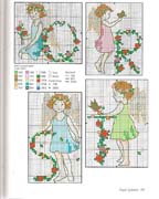 Schema punto croce alfabeto angioletto 2