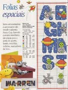 Schema punto croce alfabeto marziani 2