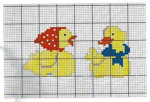 Schema punto croce Paperi Che Parlano