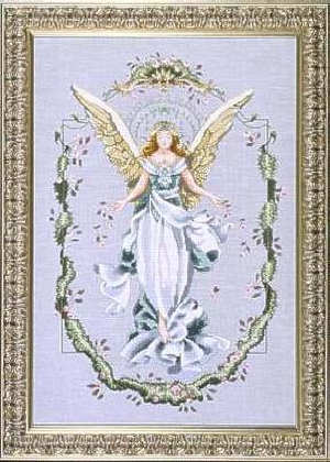 Schema punto croce Angelo Nuovo Giorno 1