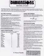 Schema punto croce Angelo Notturno 4