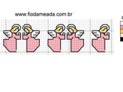 Schema punto croce Bordo Angioletti