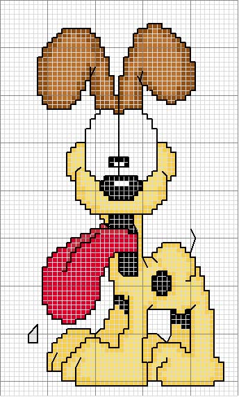 Schema punto croce Odgie