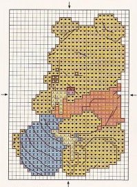 Schema punto croce Baby Pooh