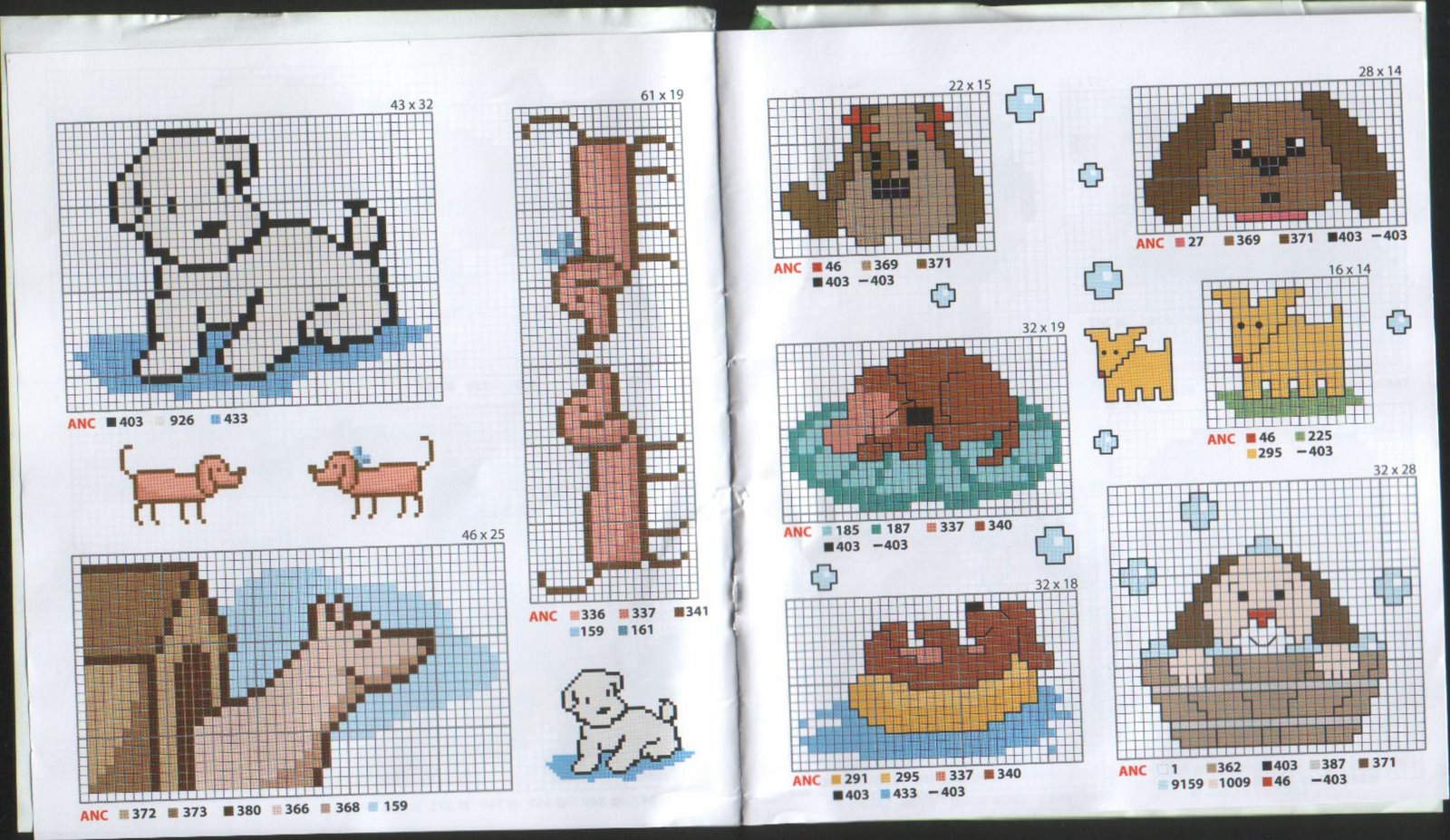 Schema punto croce Cagnolini3