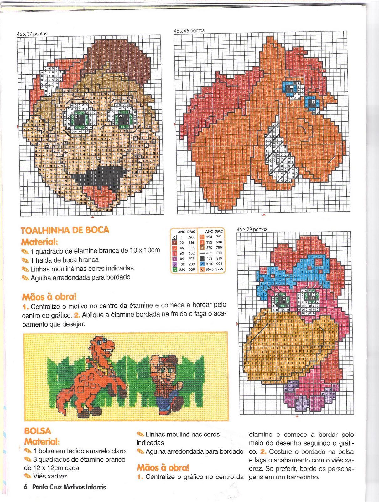 Schema punto croce Cavalle Fantino