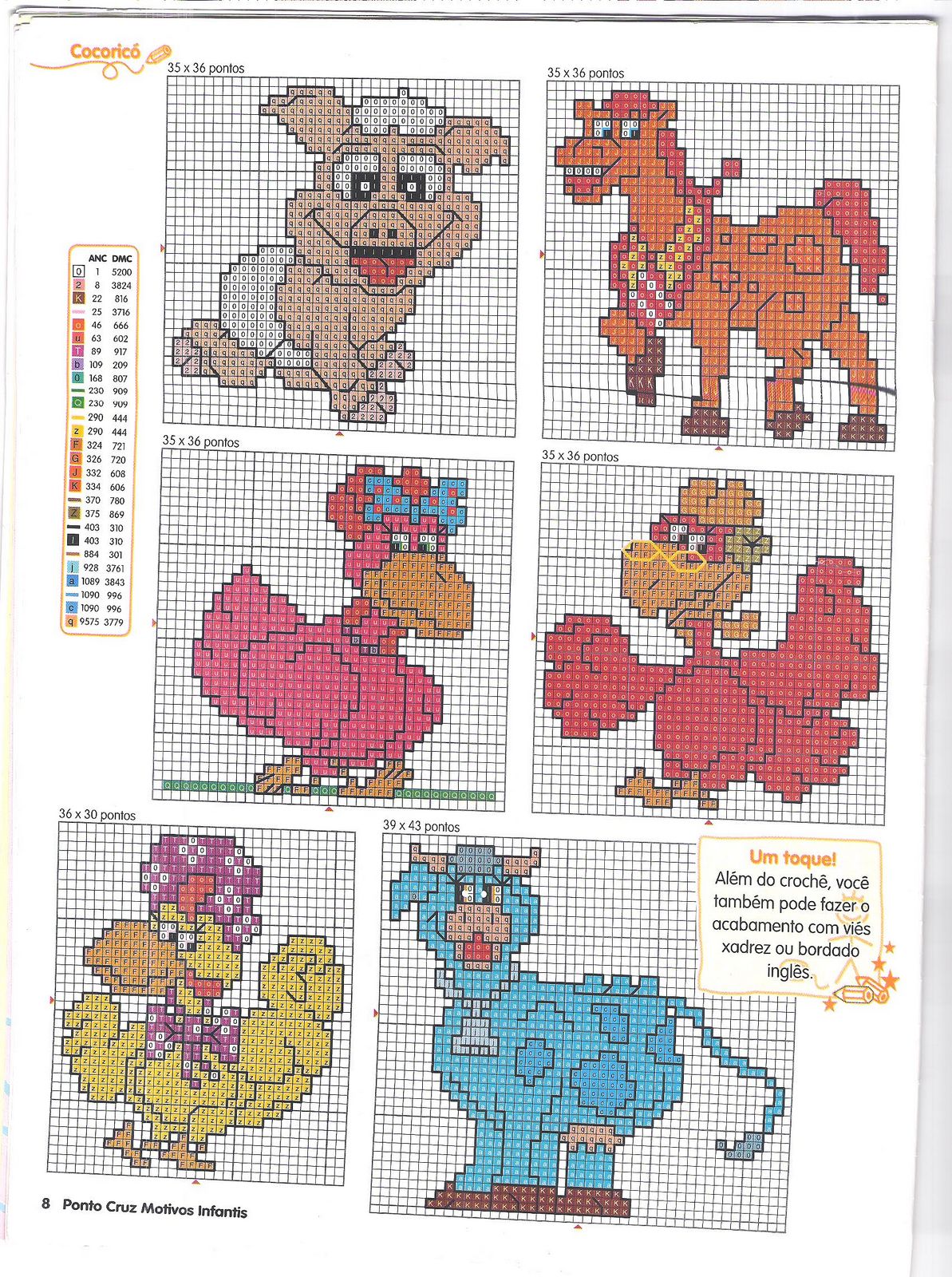 Schema punto croce Cavallo Maialino