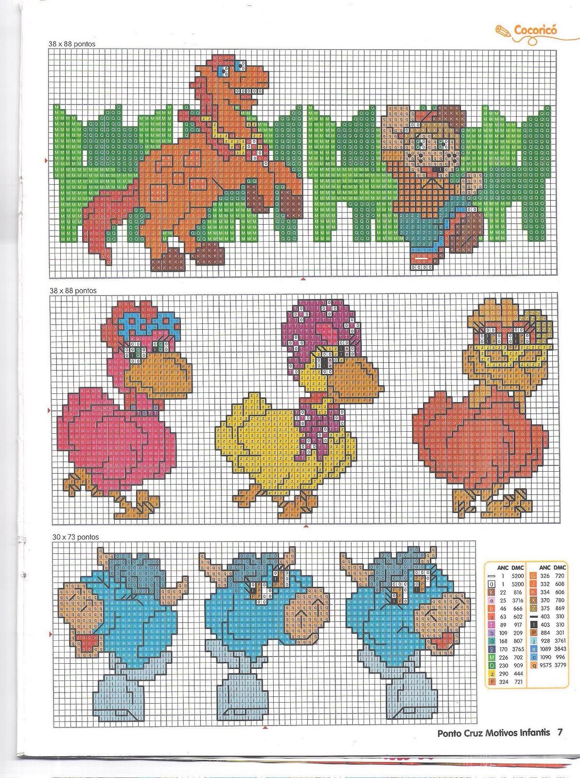 Schema punto croce Cavallo Oche