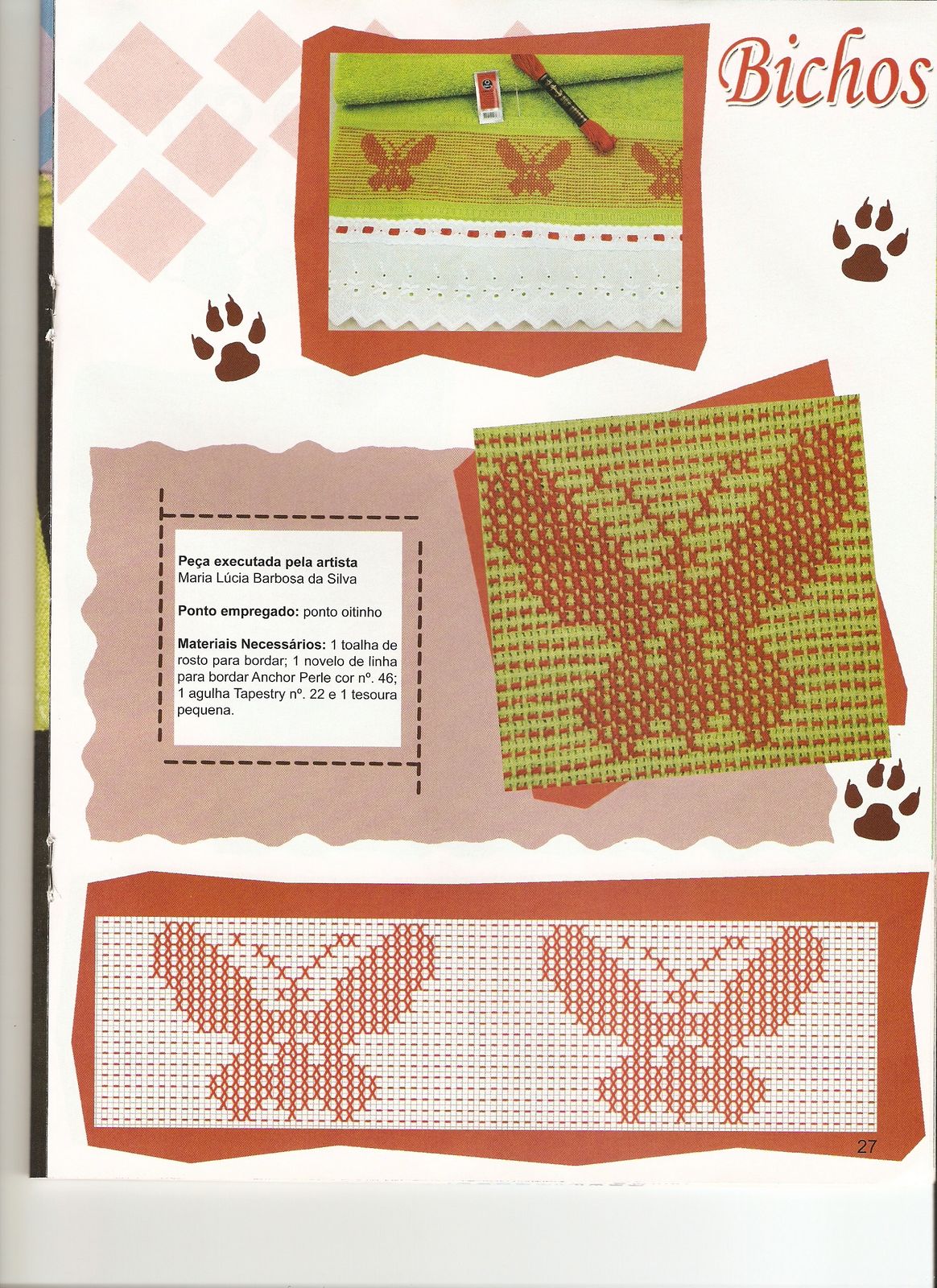 Schema punto croce Farfalle