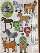 Schema punto croce Altri Tanti Cavalli