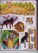 Schema punto croce Animali 2