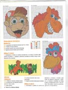 Schema punto croce Cavalle Fantino