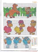 Schema punto croce Cavallo Oche