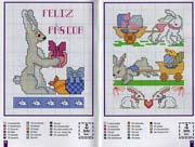 Schema punto croce Conigli02