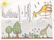 Schema punto croce Giraffa