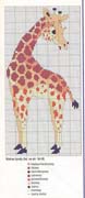 Schema punto croce Giraffa 2