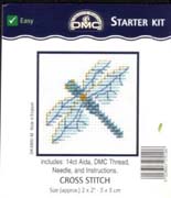 Schema punto croce Libellula 1