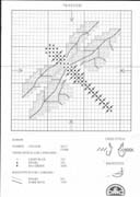 Schema punto croce Libellula 2