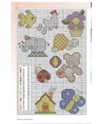 Schema punto croce misto animaletti