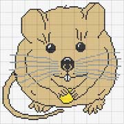 Schema punto croce mouse