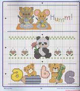 Schema punto croce Panda 2