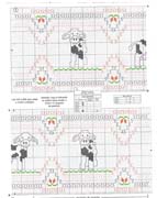 Schema punto croce Pecorella2