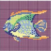 Schema punto croce pesce