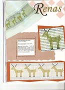 Schema punto croce renna