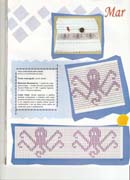 Schema punto croce ricamo medusa