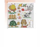 Schema punto croce rondini farfalline