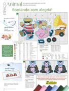 Schema punto croce Scimmiette Orsetti