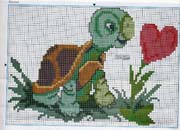 Schema punto croce Tartaruga 2