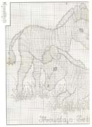 Schema punto croce Zebre 02