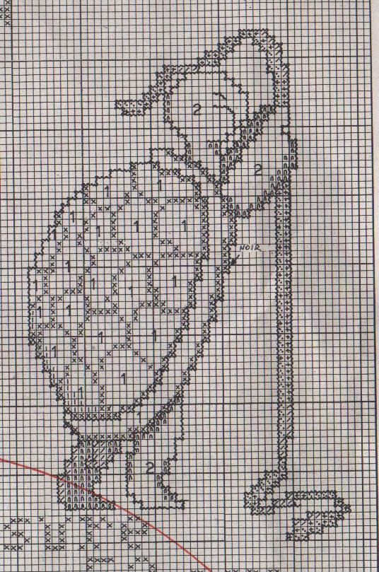 Schema punto croce Tarta 02