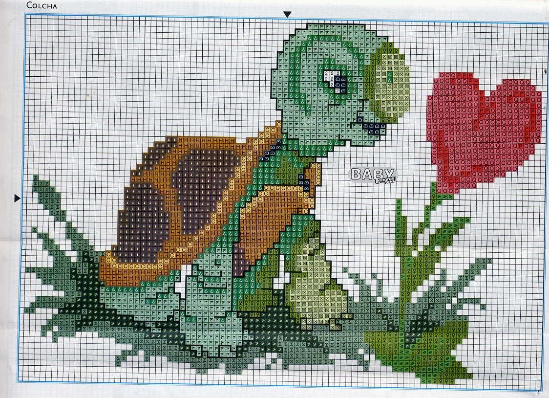 Schema punto croce Tartaruga 2