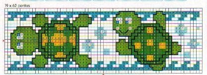 Schema punto croce Tartaruga 3