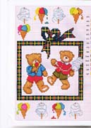 Schema punto croce Orsetti-quadro