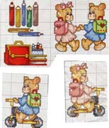 Schema punto croce Orsetti-scuola