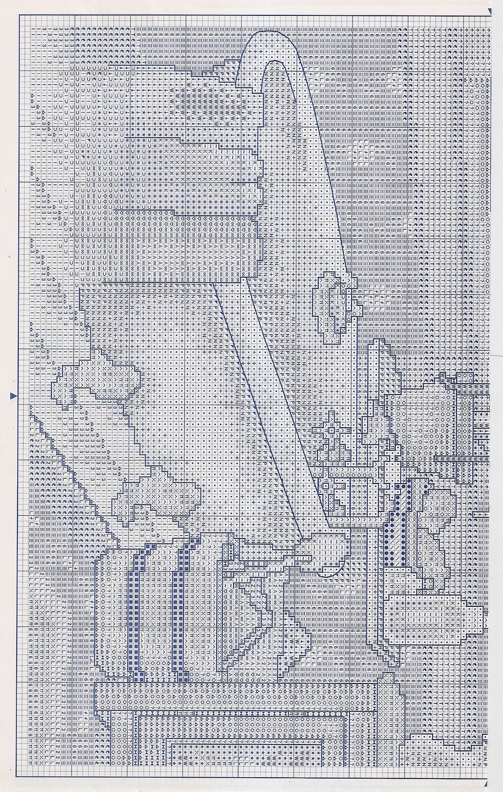 Schema punto croce Bagno Marone 03