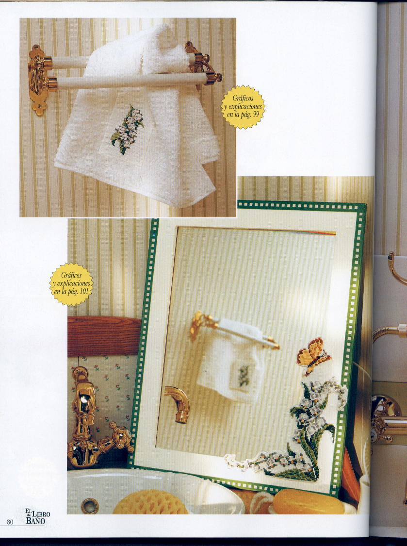 Schema punto croce Libro Del Bagno 67