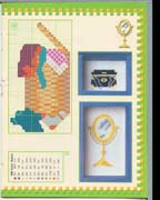 Schema punto croce Miniature Bagno 05