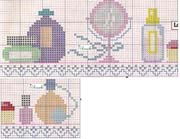 Schema punto croce Specchio E Profumo