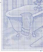 Schema punto croce Vasca Da Bagno 13