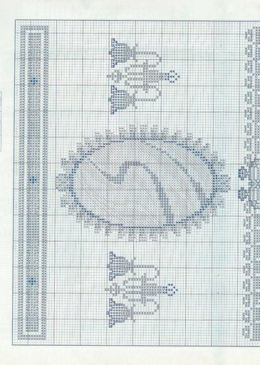 Schema punto croce Tocador 09