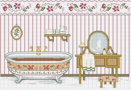 Schema punto croce Vasca 03