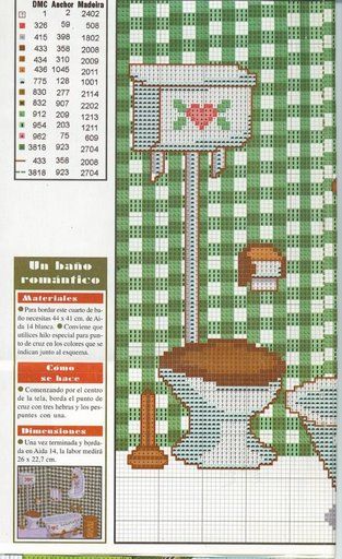 Schema punto croce Wc2
